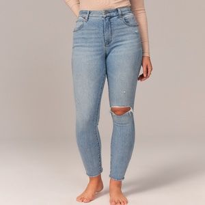 BrandnewAbercrombie & Fitch Curve Love High Rise Skinny Ankle Jean NWT Size 20S